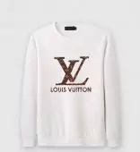 louis vuitton sweater hommes printed lv monogram lv flower blanc